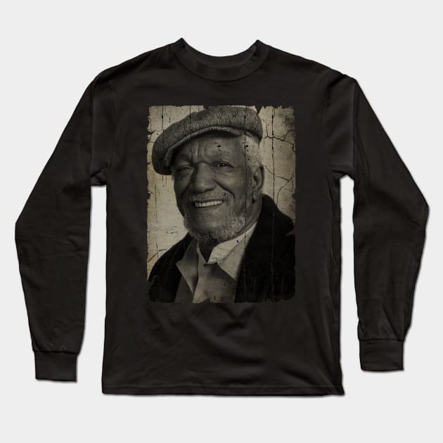 Redd Foxx Vintage Long Sleeve T-Shirt by Nyepelekan